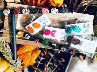 Fall Clay Earrings