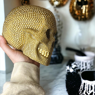 Resin Beaded Skulls