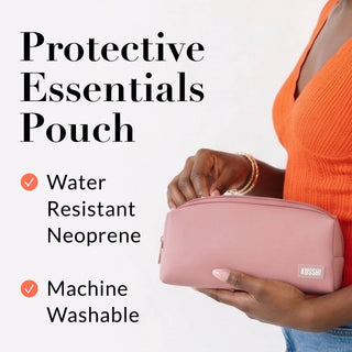 Essentials Pouch — Black/ Pink