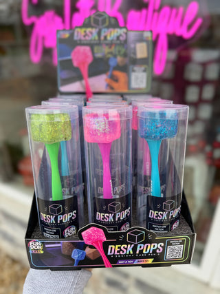 Fun Doh Desk Pops Squishy Cube Pen