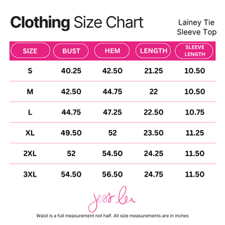 Lainey Tie Sleeve Top - Black