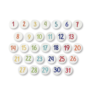 Calendar Number Magnets Set of 31