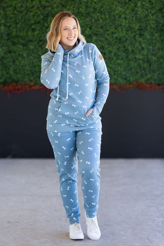 Classic Joggers - Teal Ribbons