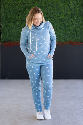 Classic Joggers - Teal Ribbons