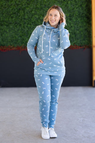 Classic Joggers - Teal Ribbons