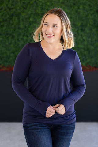 Larissa Long Sleeve - Navy