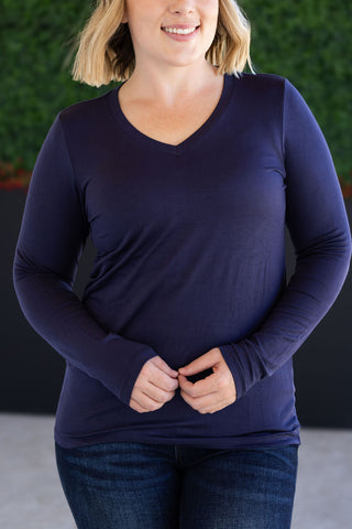 Larissa Long Sleeve - Navy