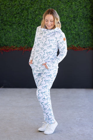 Classic Joggers - Green Ribbons