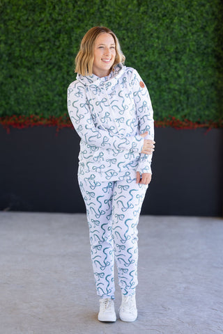 Classic Joggers - Green Ribbons