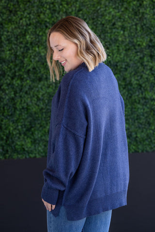 Aurora Cozy Sweater - Navy
