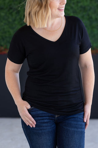 Chloe Cozy Tee - Black