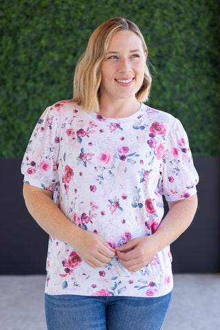 Katie Cozy Top - Pink Bloom