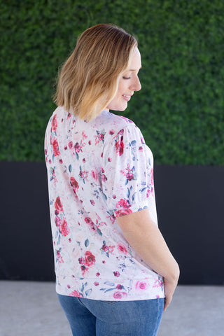 Katie Cozy Top - Pink Bloom