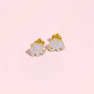 Elephant Flatback Earring