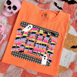 Spooky Mama Polka Dots Graphic Tee