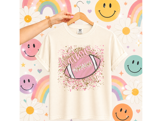 Pink Out Warriors Football Splatter Graphic Tee