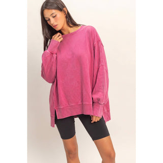 Pink Power Oversized Top