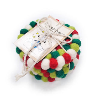 North Pole Set of 4 - Eco Coasters