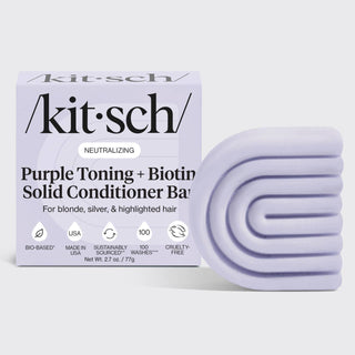 Purple Toning Conditioner Bar for Color-Treated & Grey Hair