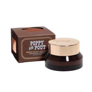 Poppy & Pout Rhinestone Rodeo Lip Scrub - Brown Sugar Bourbon