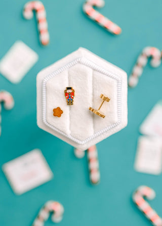 Nutcracker Flat-Back Earrings