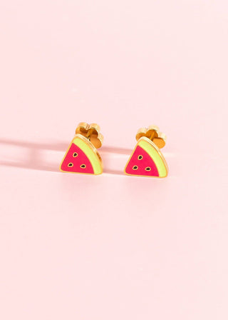 Watermelon Flatback Earrings