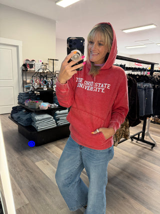 BIG TEN Burnout Everybody Hoodie: Ohio State Buckeyes
