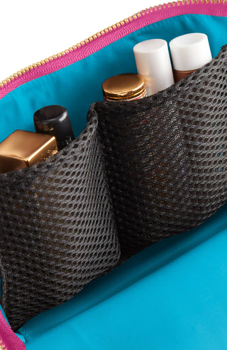 Everyday Makeup Bag — Black/Leopard