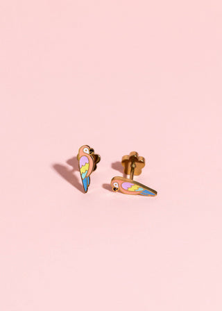 Parrot Flat Back Earring