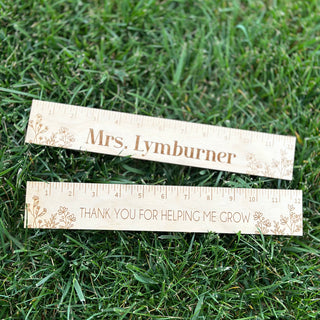 Wildflower Teacher Rulers