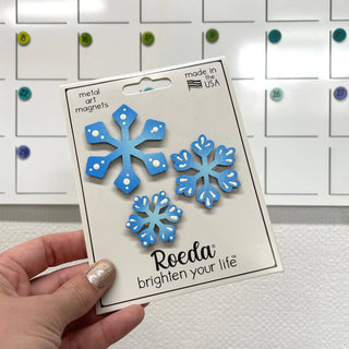 Snowflake Magnets Set of 3