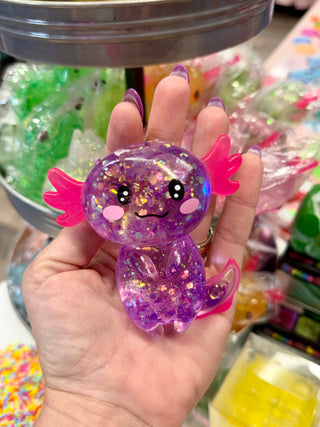 Glitter Axolotl Squishy