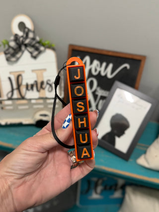 3D Printed Personalized Name Clicker Keychain