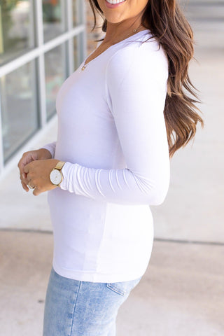 Larissa Long Sleeve - White