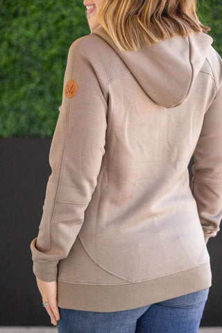 Scuba HalfZip Hoodie - Mocha