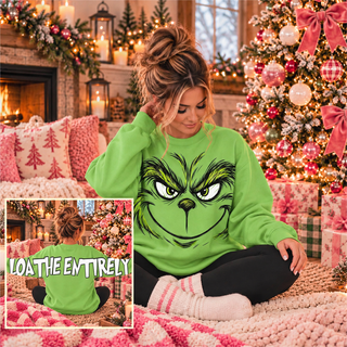 Loathe Entirely Oversized Print Sweatshirt