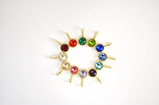 Bezel Set Birthstone Charms