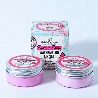 Sweet 'n' Sassy Watermelon Lip Set - Lip Scrub & Lip Butter