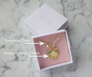 Keepsake Chain Necklace | Charm Necklace Gold & Silver