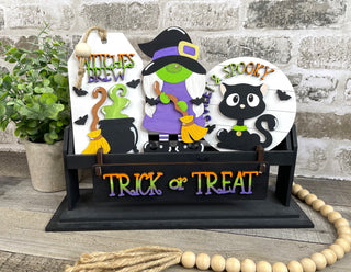 Gnome Witch Interchangeable Wagon/ Shelf Sitter Insert