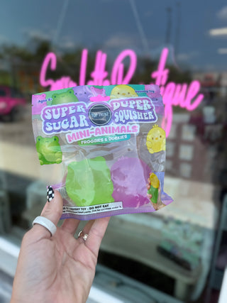 Super Duper Sugar Squisher - Mini Duck & Frog (Two Pack)
