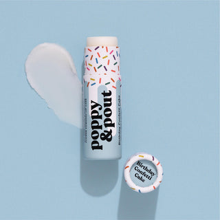 Poppy + Pout Vegan Lip Balm - Birthday Confetti Cake