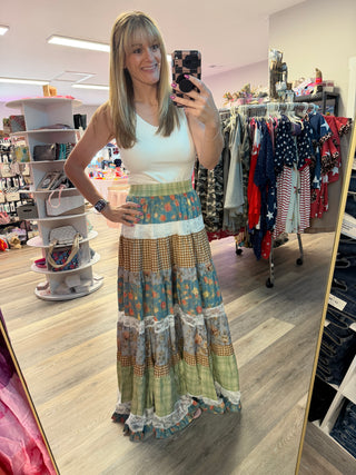 Country Summer Maxi Skirt
