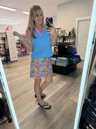 Everyday Polo Tank - Falling For Florals