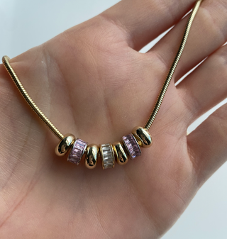 Sophia Snake Chain Necklace (Threader Chain for Charms) 