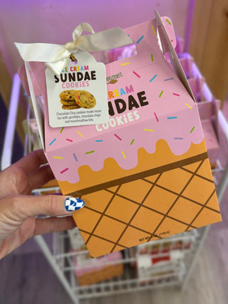 Ice Cream Cone Cookies - Ice Cream Sundae & Vanilla Sugar