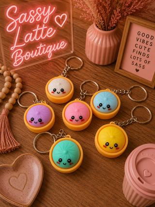 Mini Dumpling Keychains