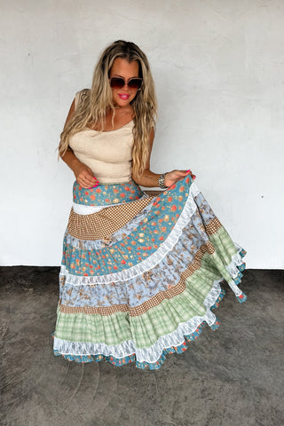 Country Summer Maxi Skirt
