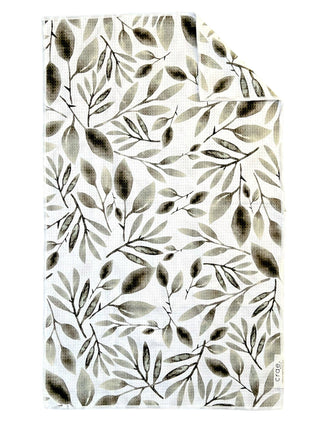 Twiggy: Double-Sided Hand Towel: White