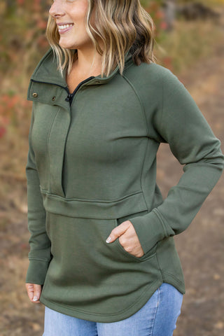 Mia Scuba Halfzip - Olive